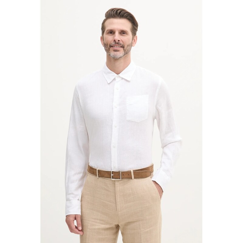 Ľanová košeľa Guess NAPA 63341289