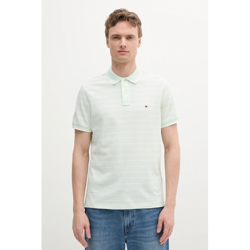 Polo tričko s prímesou ľanu Tommy Hilfiger 63341262