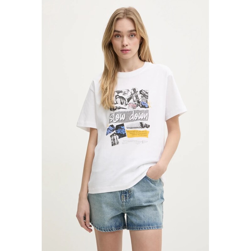 Bavlnené tričko Moschino Jeans 64319631