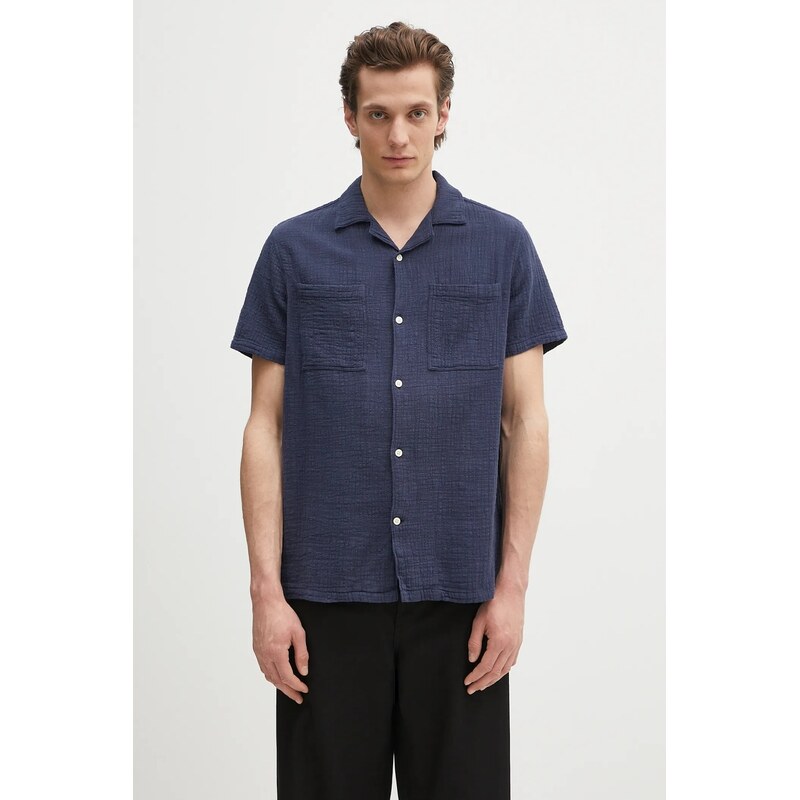 Bavlnená košeľa Barbour Barbour Benson Textured Relaxed Fit S/S Shirt 64183511