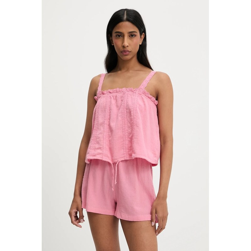 Bavlnená blúzka a šortky Answear.LAB 63536190