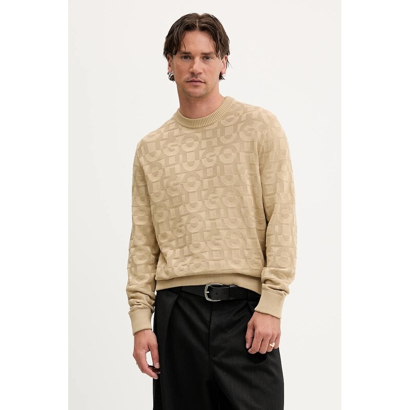 Bavlnený sveter HUGO Splittum 63847769