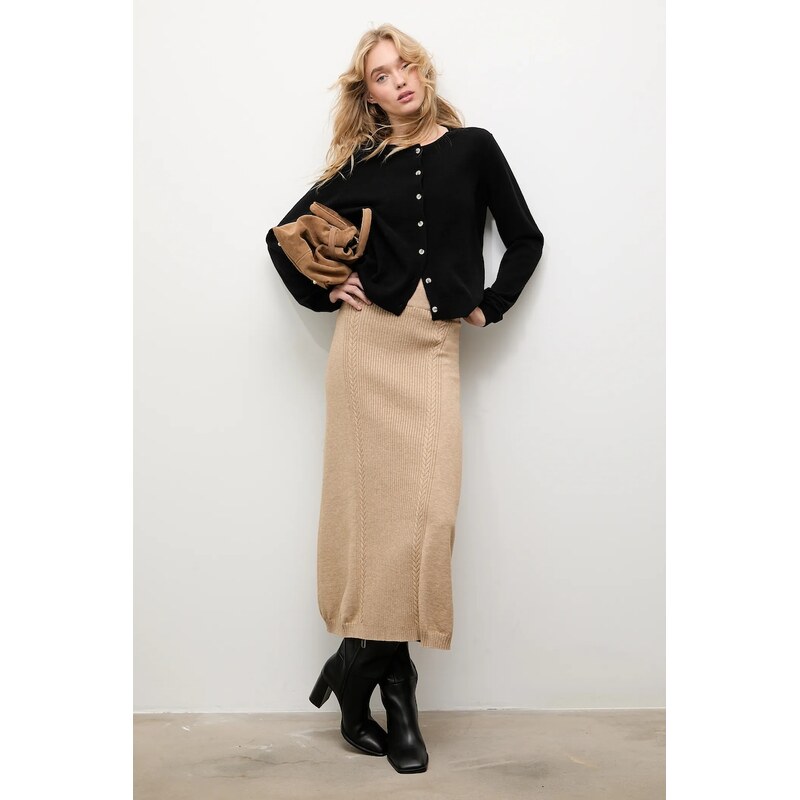 Kašmírová sukňa Answear.LAB 65297076