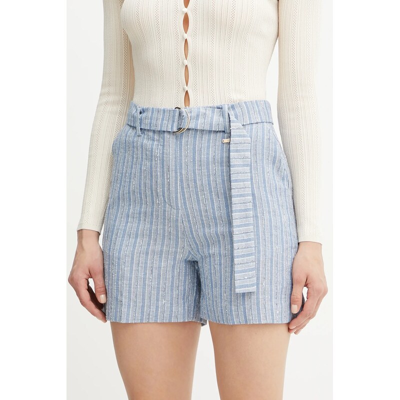 Šortky s prímesou ľanu Fracomina 63456305