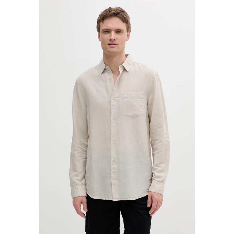 Ľanová košeľa Calvin Klein 63456506