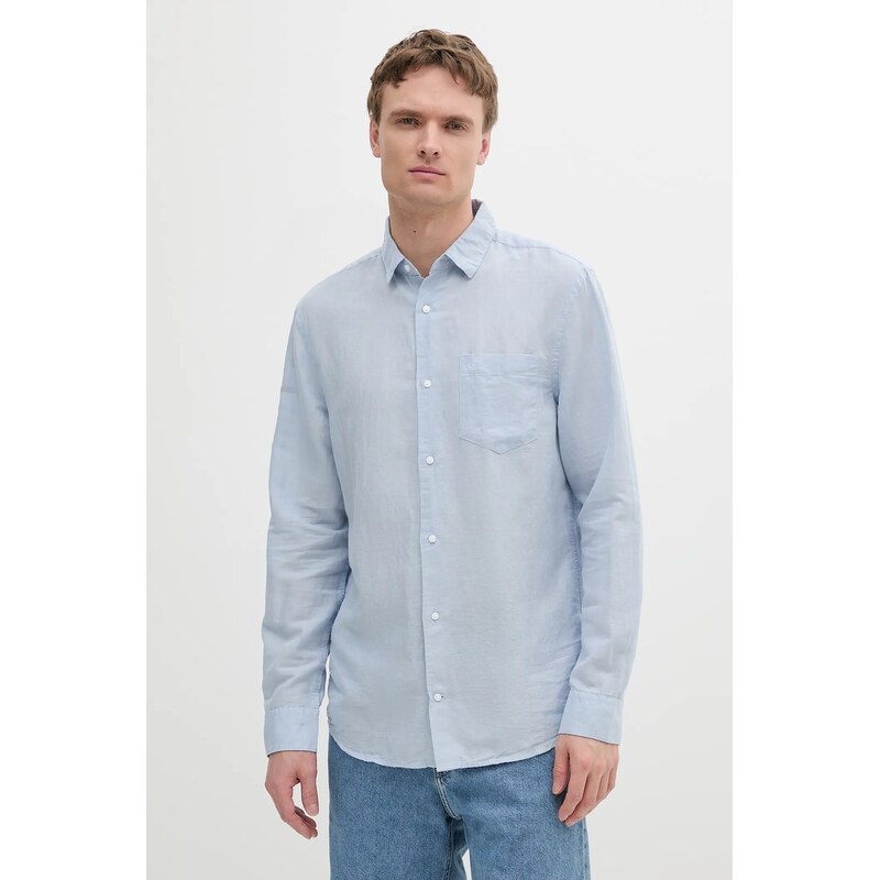 Ľanová košeľa Calvin Klein 63456507