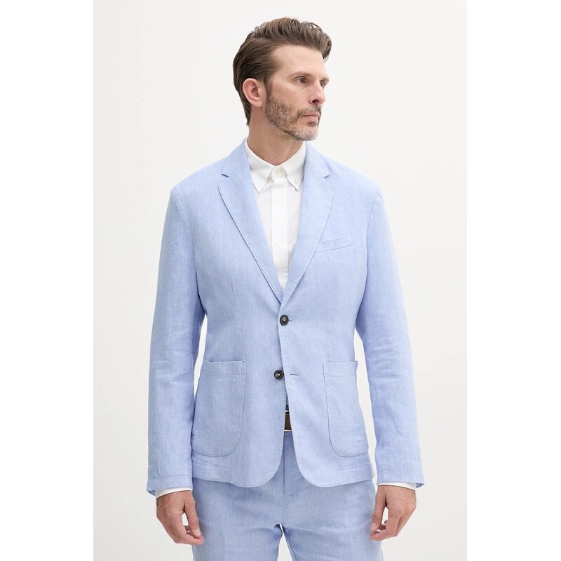 Ľanové sako United Colors of Benetton 63456543