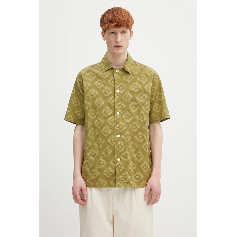 Bavlnená košeľa Norse Projects Mads Batik SS Shirt 63746238