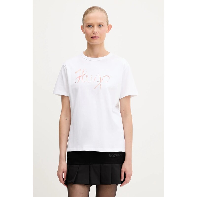 Bavlnené tričko HUGO Damacia_5 63893081