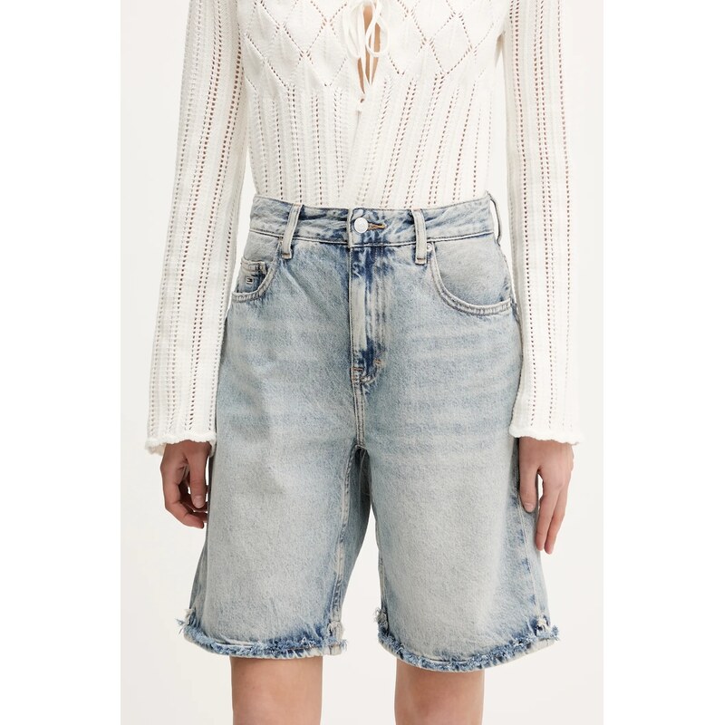 Rifľové krátke nohavice Tommy Jeans 63435062