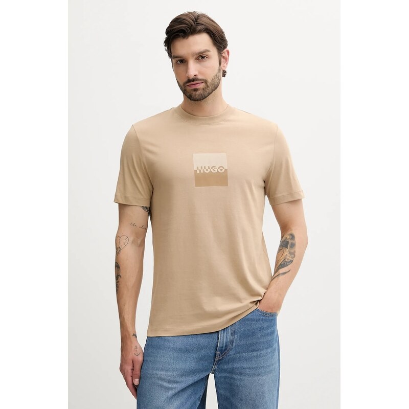 Bavlnené tričko HUGO Dusplit 63905540