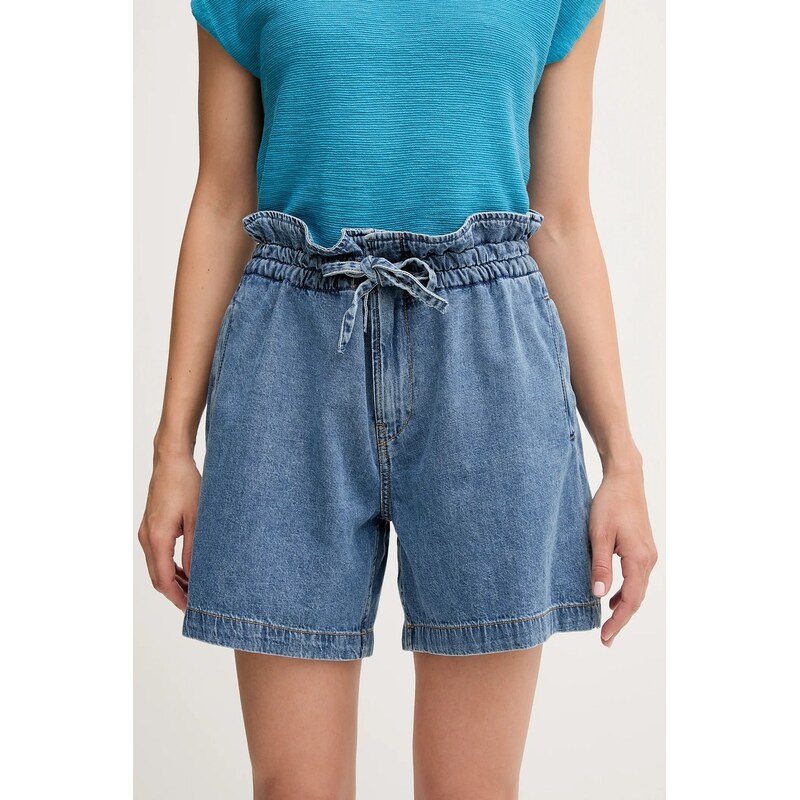 Rifľové krátke nohavice Pepe Jeans A-LINE SHORT UHW CINCH 63536886