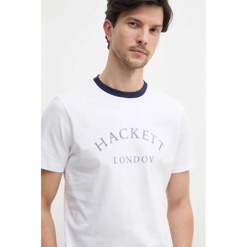 Bavlnené tričko Hackett London 61990496