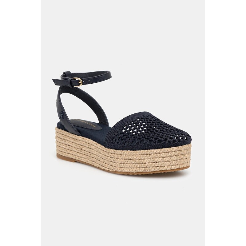 Espadrilky Tommy Hilfiger KNIT MESH ESPADRILLE PLATFORM 63581154