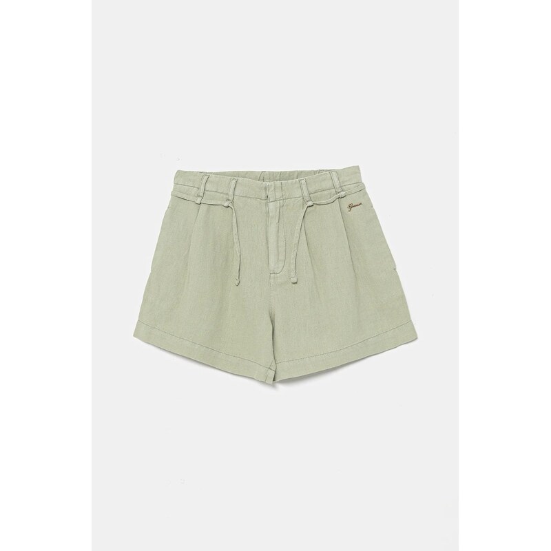 Detské šortky s ľanovou prímesou Guess 63567665