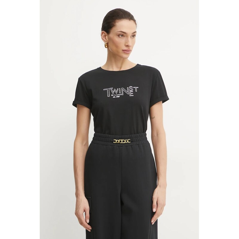 Bavlnené tričko Twinset 62125398