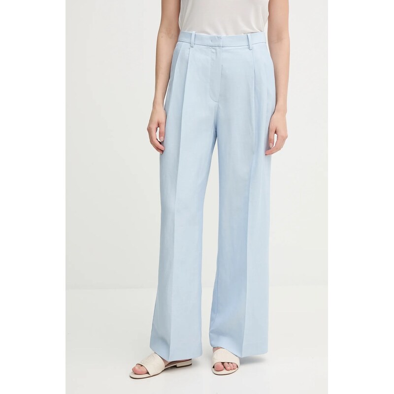 Nohavice s prímesou ľanu Tommy Hilfiger 63565021