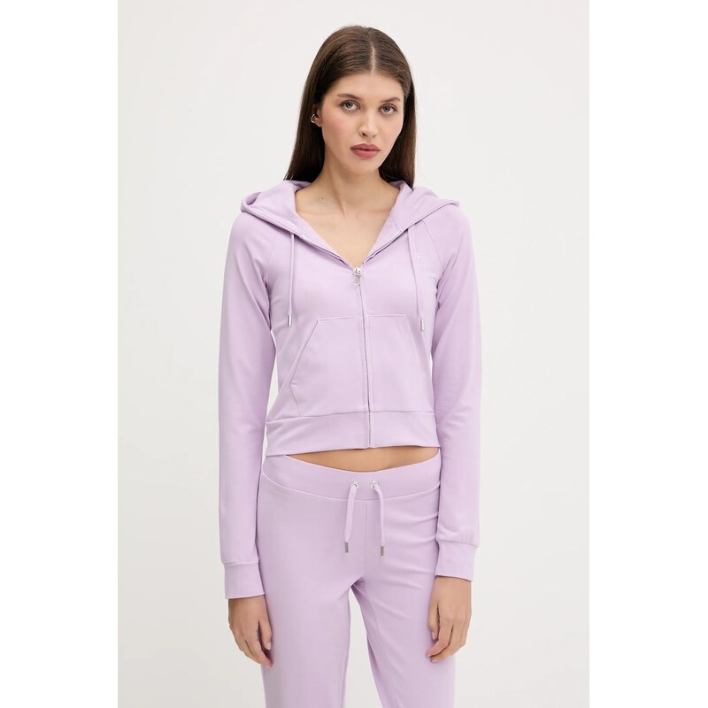 Juicy Couture Mikina Juicy Couture SINGLE JERSEY OLA HOODIE 64001470