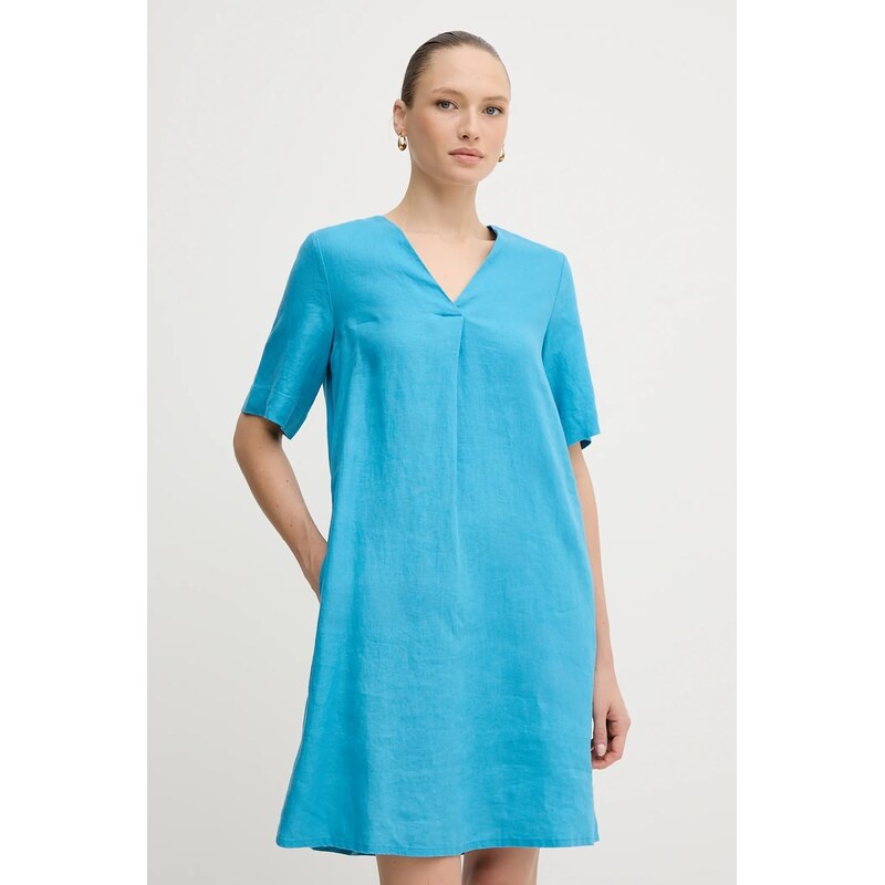 Ľanové šaty United Colors of Benetton 63565392