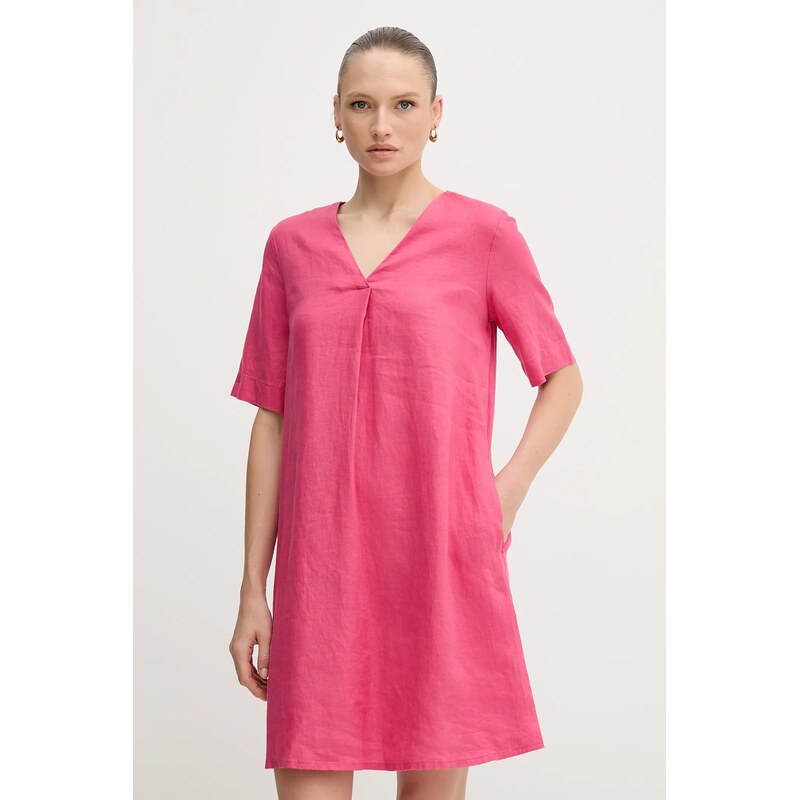 Ľanové šaty United Colors of Benetton 63555881