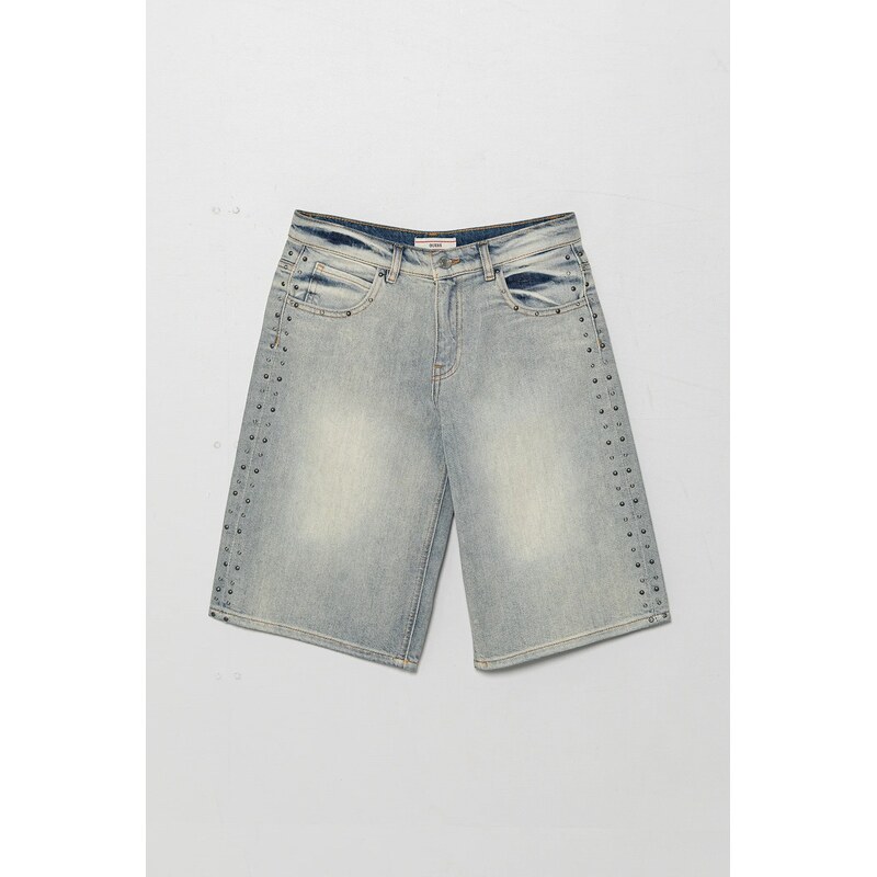 Detské rifľové krátke nohavice Guess 63565396