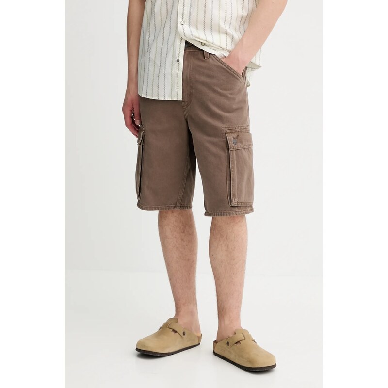 Rifľové krátke nohavice Levis 478 BAGGY CARGO SHORTS 63692135