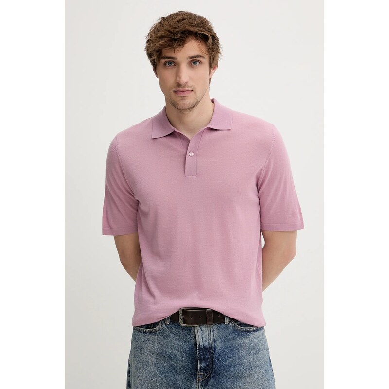 Vlnené polo Samsoe Samsoe SAROWAN 63608208