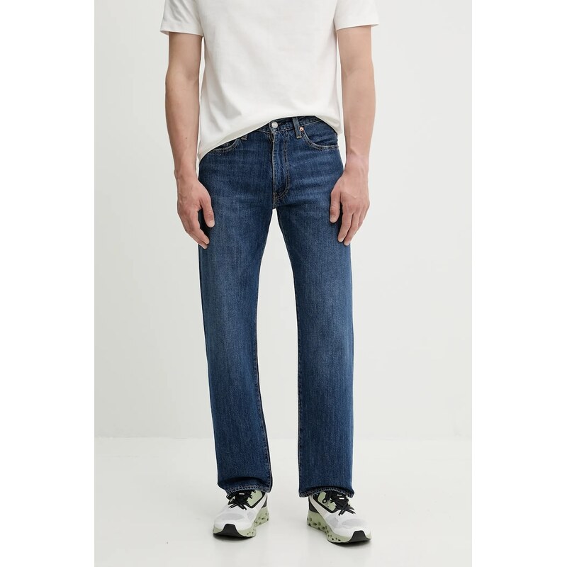 Džínsy s prímesou ľanu Levis 555 RELAXED STRAIGHT 63608287
