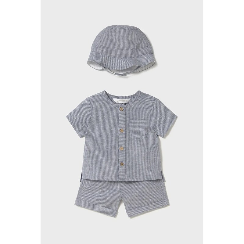 Detská súprava s prímesou ľanu Mayoral Newborn 61937562