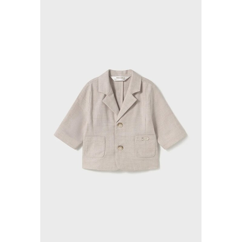 Detské sako s prímesou ľanu Mayoral Newborn 61986028