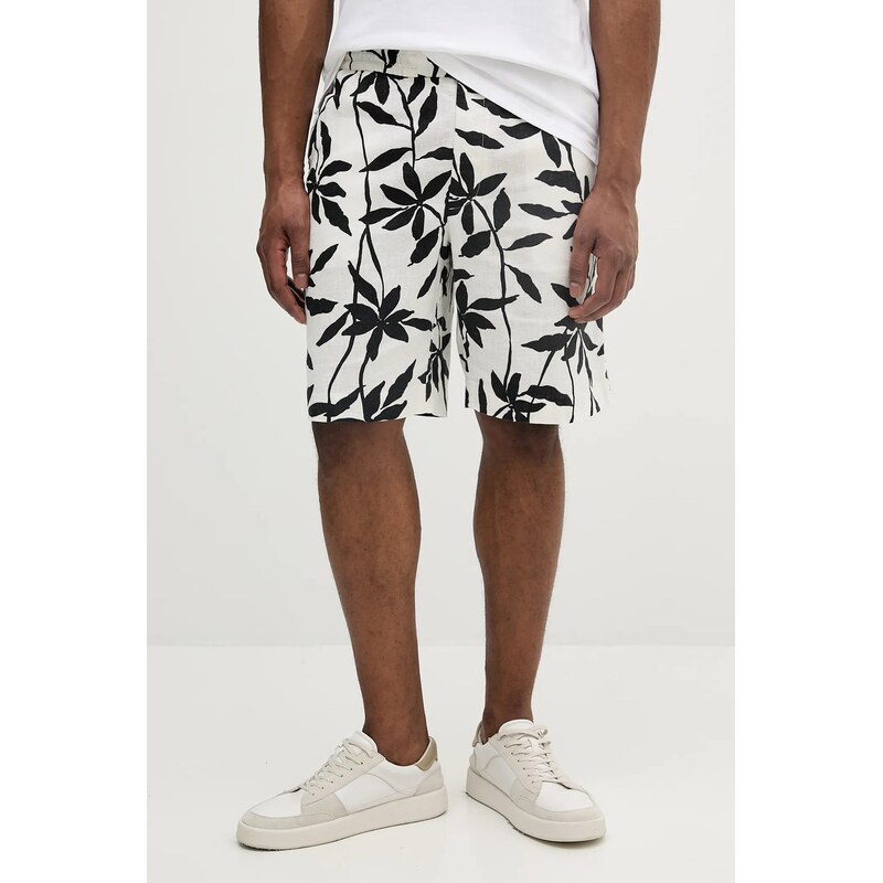 Ľanové šortky Calvin Klein 63608467