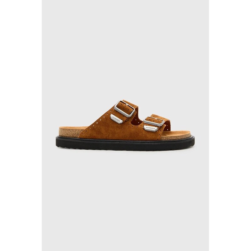 Semišové šľapky AllSaints Randal Sandal 63996917