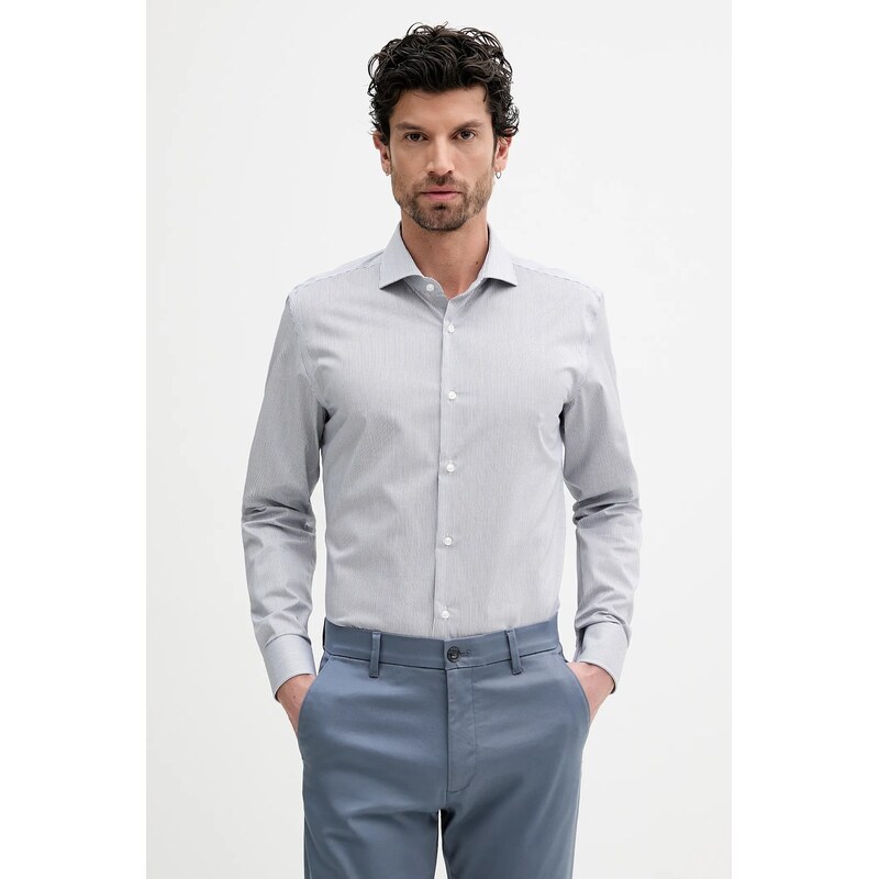 Bavlnená košeľa BOSS H-HANK-spr-B1-C1-253 63609091