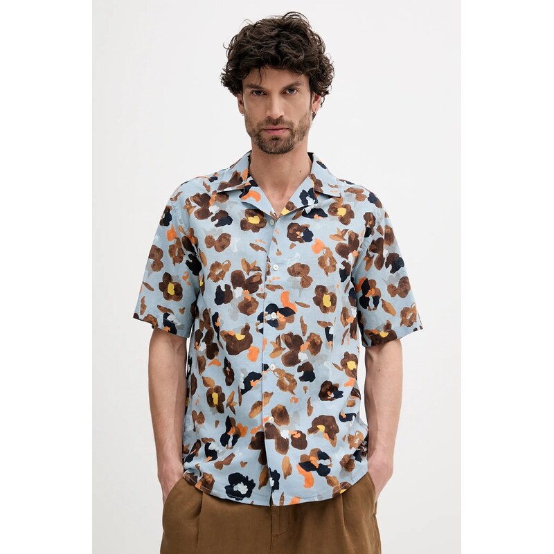 Ľanová košeľa United Colors of Benetton 63676609