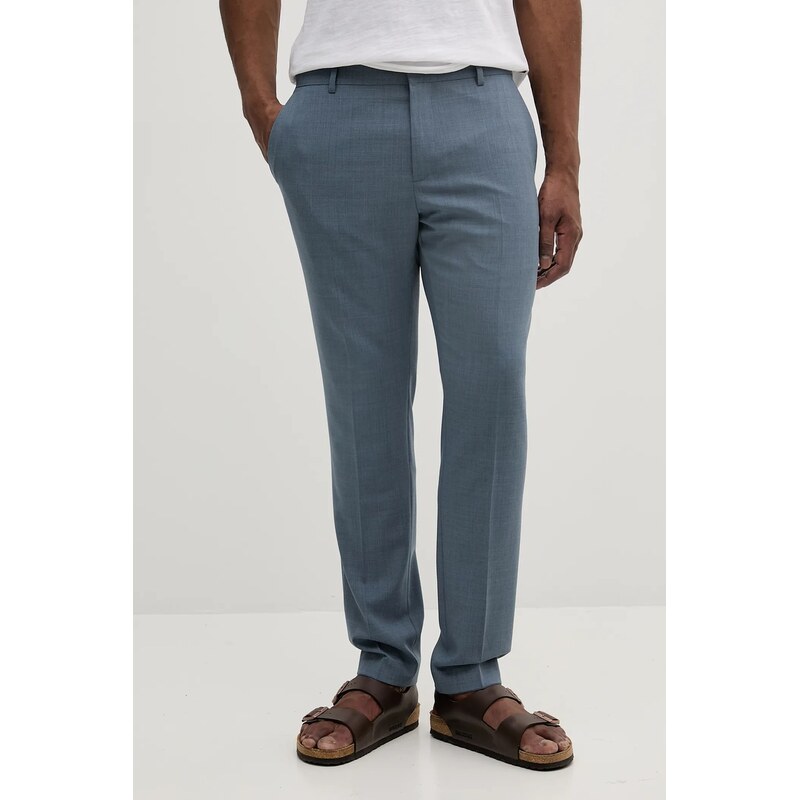 Nohavice s prímesou vlny Calvin Klein 63665045