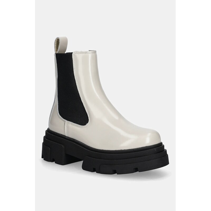 Kožené topánky chelsea Tommy Hilfiger TH SHINY LEATHER CHELSEA 65048526