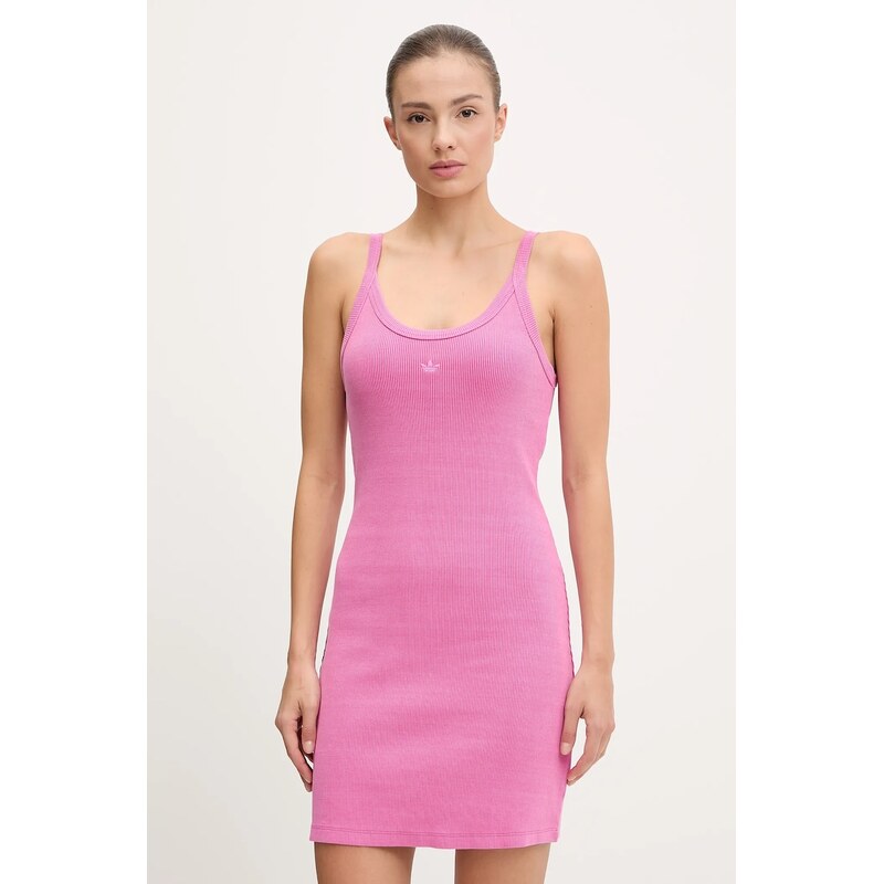 Šaty adidas Originals Rib Mini Dress 63683520