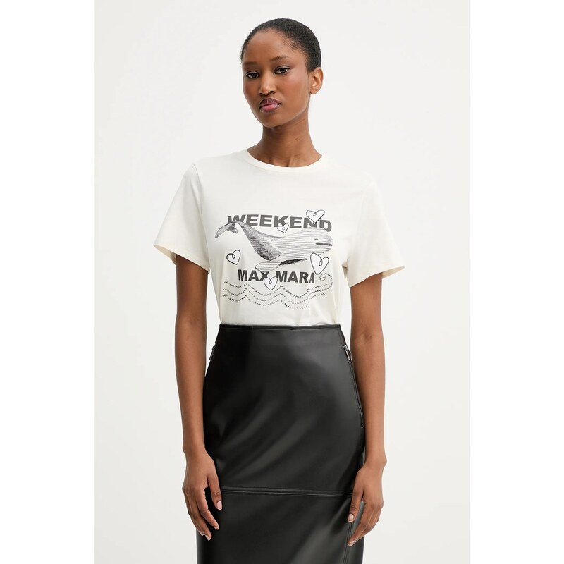 Bavlnené tričko Weekend Max Mara GUGLIA 64102608