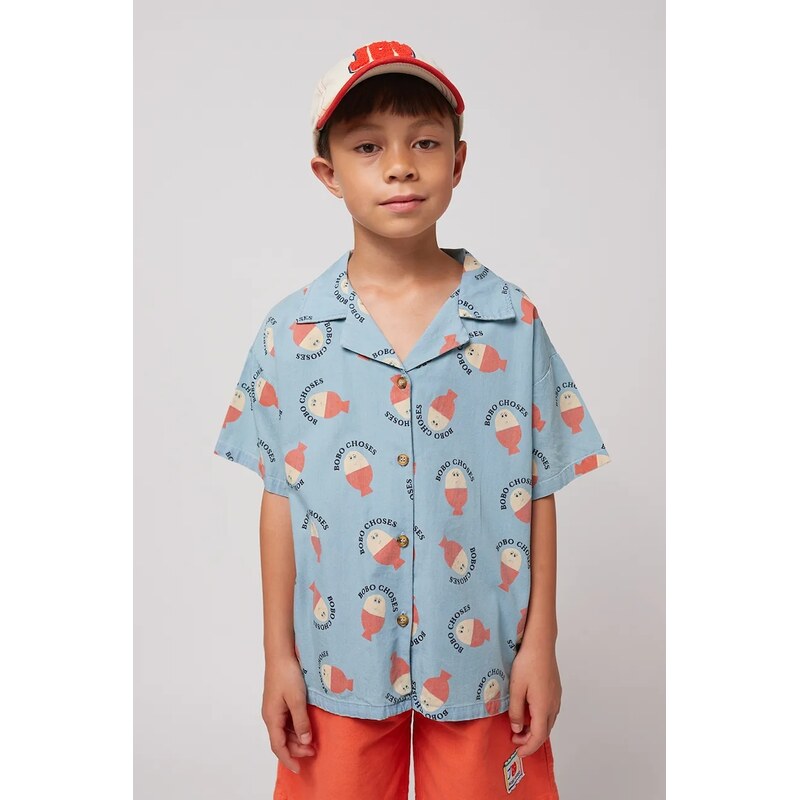 Detská bavlnená košeľa Bobo Choses Morning Egg 61800716