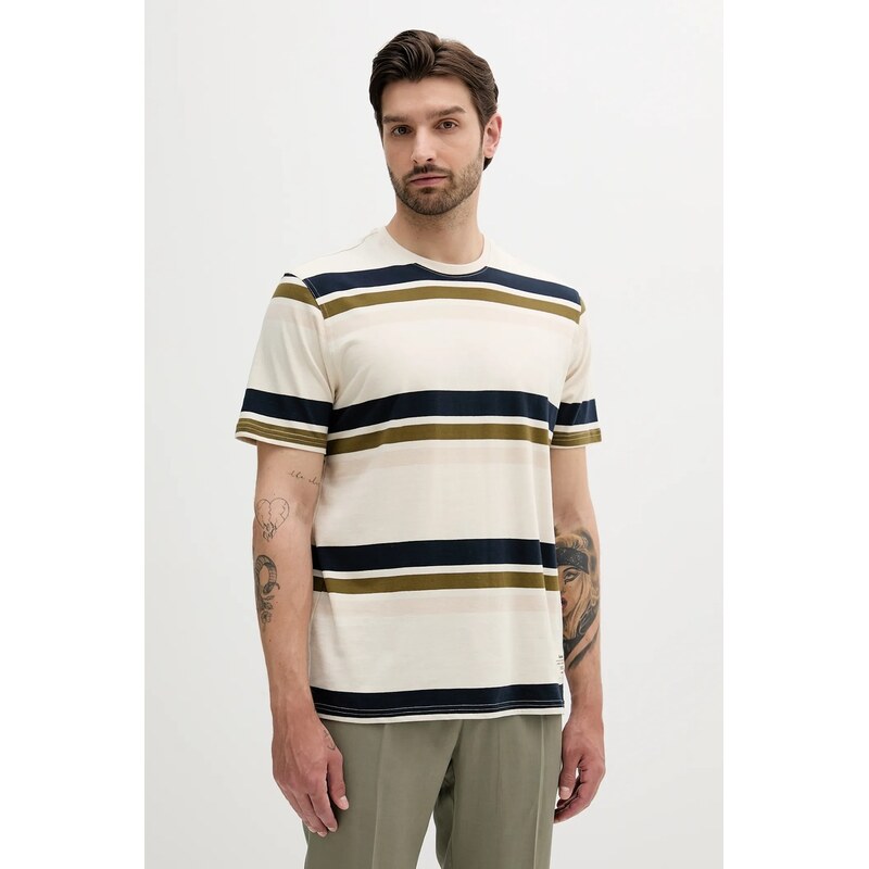 Bavlnené tričko Barbour Golborne Stripe Relaxed Fit T-Shirt 64186773