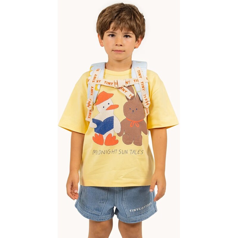 Detské bavlnené tričko Tinycottons READERS GRAPHIC TEE 61862592