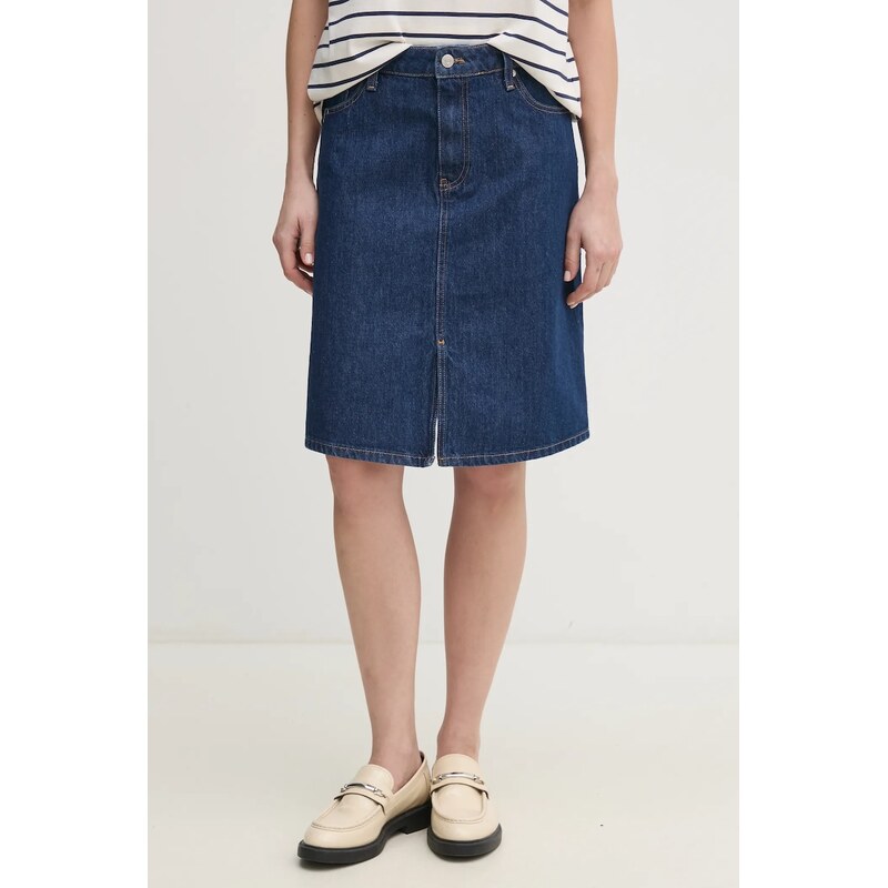 Rifľová sukňa Tommy Hilfiger 62270498