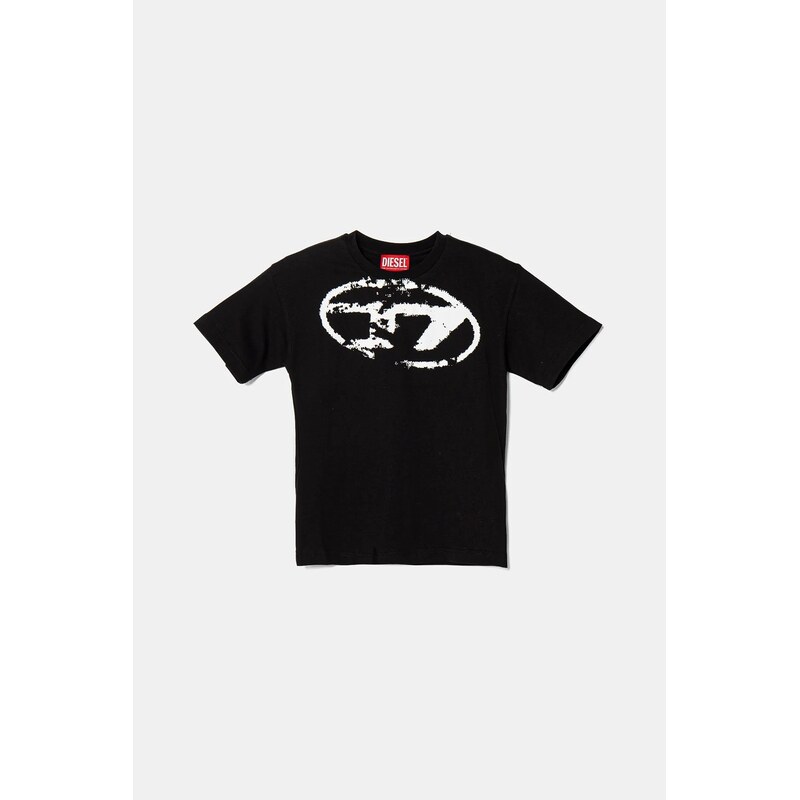 Detské bavlnené tričko Diesel TBOXTN14 OVER T-SHIRT 64319700