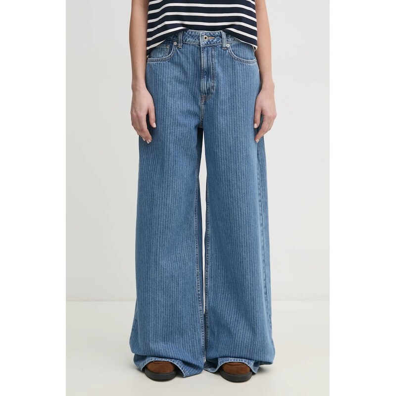 Rifle Pepe Jeans WIDE LEG JEANS UHW JAIMY 62349695