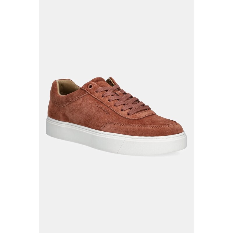 Semišové tenisky Calvin Klein CLEAN CUP LOW LACEUP OXF SU 63746783