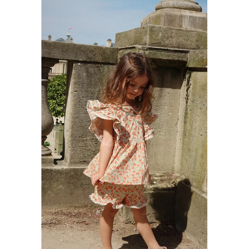 Detské bavlnené šortky Konges Sløjd VERBENA SHORTS GOTS 62598990