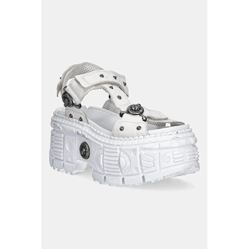 Kožené sandále New Rock NAPA BLANCA 63746782