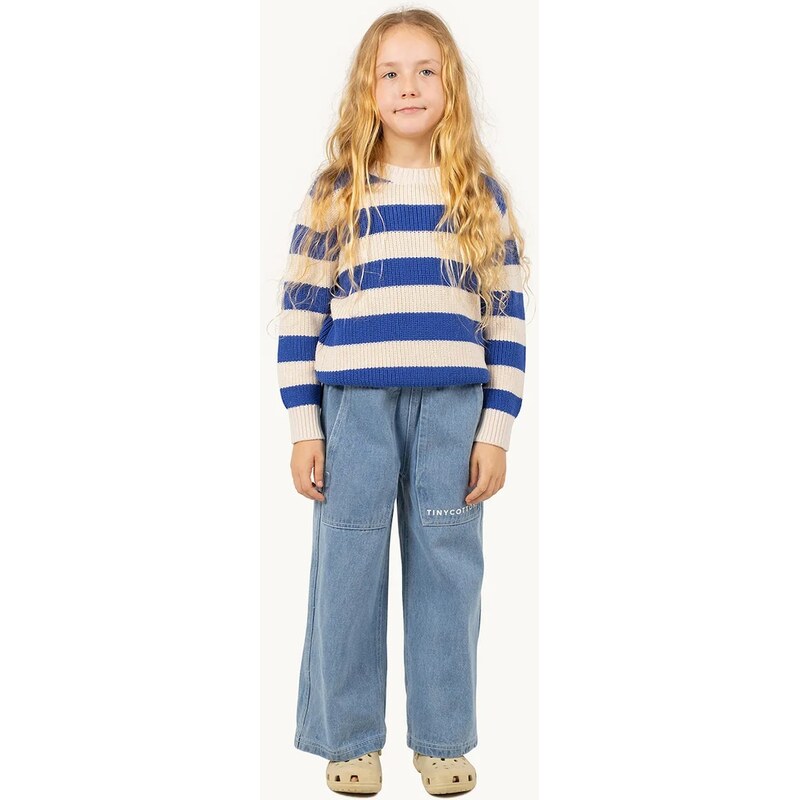 Detské rifle Tinycottons GRAPHIC DENIM PANT 61862557