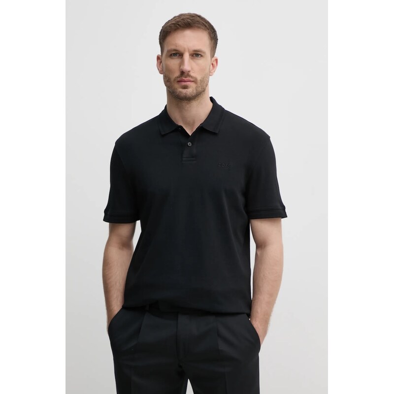 Bavlnené polo tričko BOSS Orange Pe_Interlock 62343298