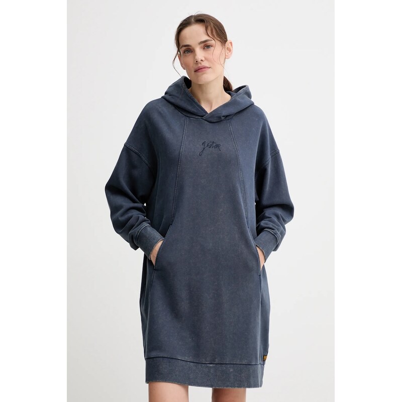 Bavlnené šaty G-Star A line hdd sw 65201000